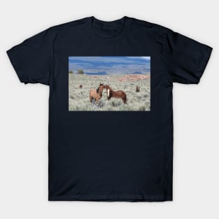 Wild horses, mustangs, wildlife, nature, gifts T-Shirt